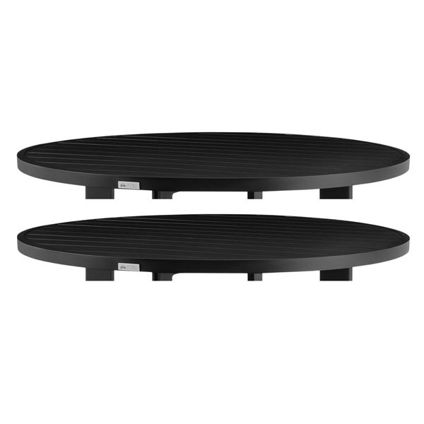 Dining Table Parts - 2 Boxes Cayman 5-Piece Round Dining Table Top (Box 2 of 2 Only)