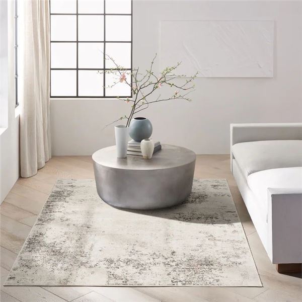 Calvin Klein Luminosity Area Rug CK032 - LMT07 IVGRY - 198 x 289 cm - As Is