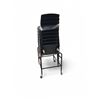 Image 2 : Group of 10 Black Stackable Chairs