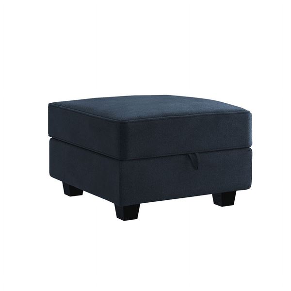 Honbay Modern Velvet Navy Blue Module Storage Ottoman (BOX B) - R.V. $259 (HB-01-C2912)
