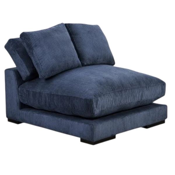 Moe's Home Collection Plunge Slipper Chair - Blue - RV: $1249 CAD