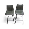 Image 1 : Moe's Home Collection - Set of 2 Alibi Barstool - RV: $649 CAD (UU-1003-27) - As Is