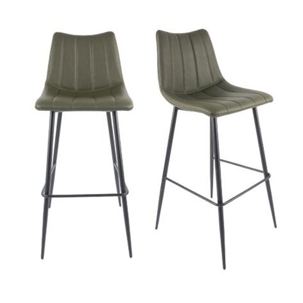 Moe's Home Collection - Set of 2 Alibi Barstool - RV: $649 CAD (UU-1003-27) - As Is - Without Hardwa