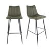 Image 1 : Moe's Home Collection - Set of 2 Alibi Barstool - RV: $649 CAD (UU-1003-27) - As Is - Without Hardwa