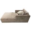 Image 2 : Modern Chaise Lounge - Taupe - Approx. H25" x L79" x W35"