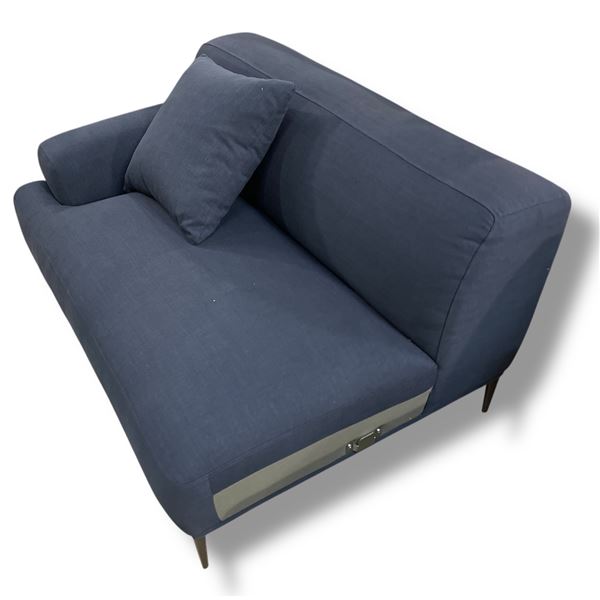Article Navy Blue Loveseat - H26  x W48  x D35 
