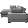 Image 2 : Last Minute Add Plunge Sectional (Interchangeable - Grey) by MOES