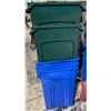 Image 2 : Recycling Containers - 2 Rubbermaid, 2 Ecosolutions