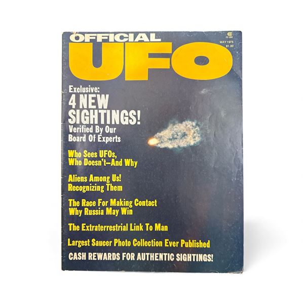 OFFICIAL UFO - Vintage May 1975 - In Protective Sleeve