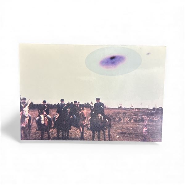 Photograph: UFO Over Cavalry Men - Uruguay 1981