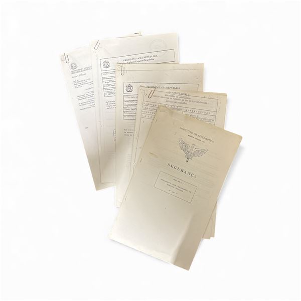 OFFICIAL DOCUMENTS: (x5) - Contract Between USA Millitary / NASA / Brazilian Ministry of Aeronautics