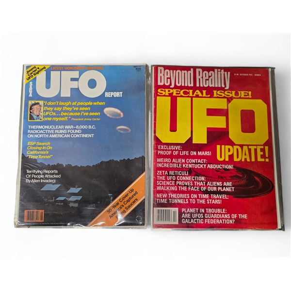 2 Pc - UFO Report (May 1977) & Beyond Reality Special Issue (Sept./Oct. 1977) - Vintage - In Protect