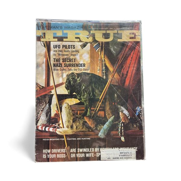 True: The Man's Magazine (February 1967) - Vintage - In Protective Sleeve