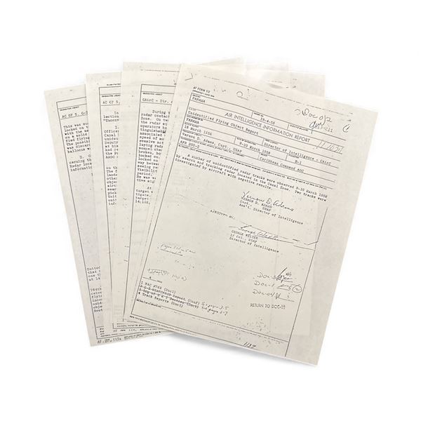 OFFICIAL DOCUMENT: Air Intelligence Report - Regarding UFO on Radar - 1956 & 1958