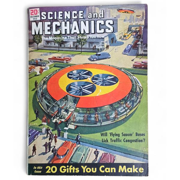 Science & Mechanics Magazine (December 1950) - Vintage - In Protective Sleeve
