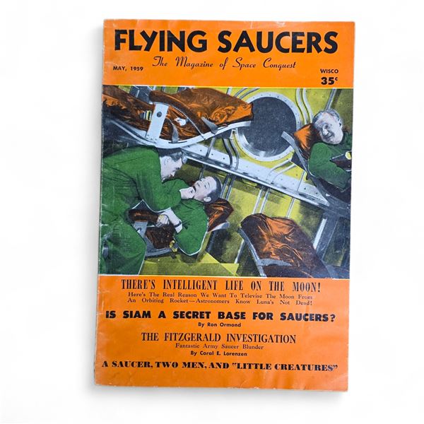 Flying Saucers: The Magazine of Space Conquest (May 1959) - Vintage - In Protective Sleeve