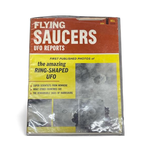 Flying Saucers: UFO Reports Magazine #4 (1967) - Vintage - in Protective Sleeve
