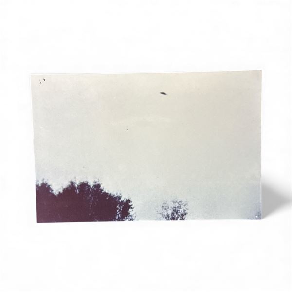 Photograph: UFO in the Sky - Rio Negro Argentina, April 9 1974 - Taken by Emilio Gonzalez