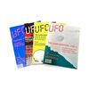 Image 1 : 4 Pc - UFO Magazine (Volume: 4 - #1, #2, #3 & #4) (1989) - Vintage - In Protective Sleeves