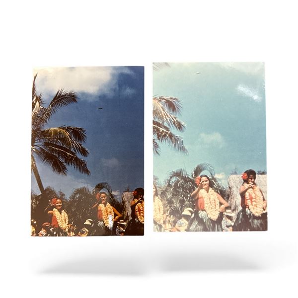 2 Pc Set - Photographs: Honolulu UFO - Honolulu Hawaii, April 24 1974 - Taken by Tsutomu Nakayama