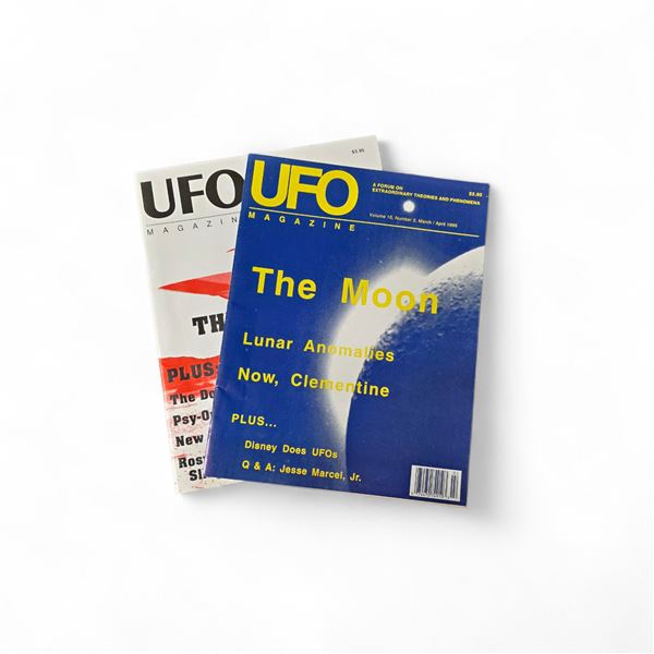 2 Pc - UFO Magazine (Volume: 10 - #1 & #2) (1995) - Vintage - In Protective Sleeves