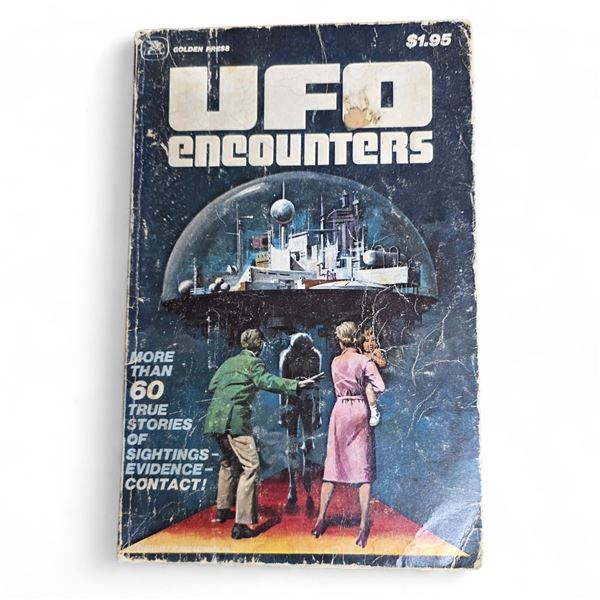 UFO Encounters: More Than 60 True Stories of Sightings, Evidence & Contact - 1978 - Vintage - In Pro