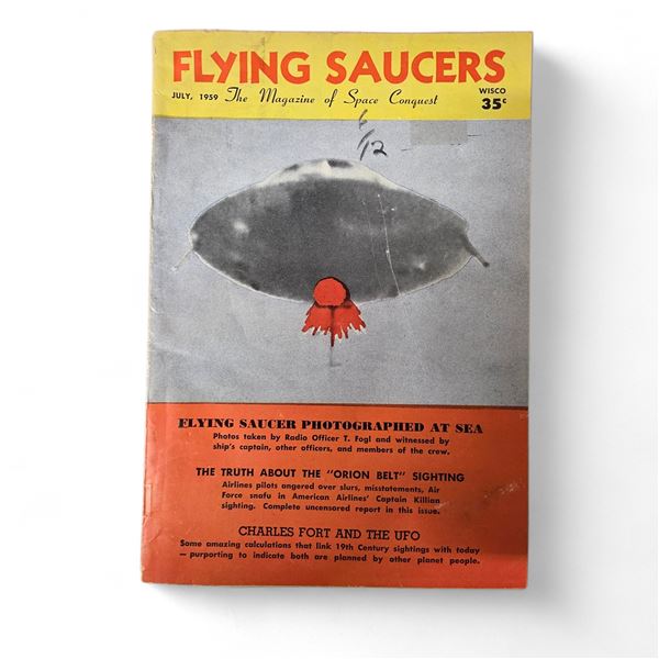 Flying Saucers: The Magazine of Space Conquest (July 1959) - Vintage - In Protective Sleeve