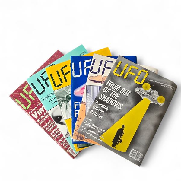 6 Pc - UFO Magazine (Volume: 9 - #1, #2, #3, #4, #5, #6) (1994) - Vintage