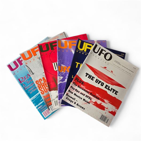 6 Pc - UFO Magazine (Volume: 10 - #1, #2, #3, #4, #5 & #6) (1995) - Vintage