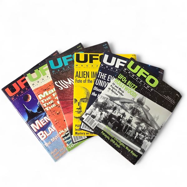 6 Pc - UFO Magazine (Volume: 11 - #1, #2, #3, #4, #5 & #6) (1996) - Vintage
