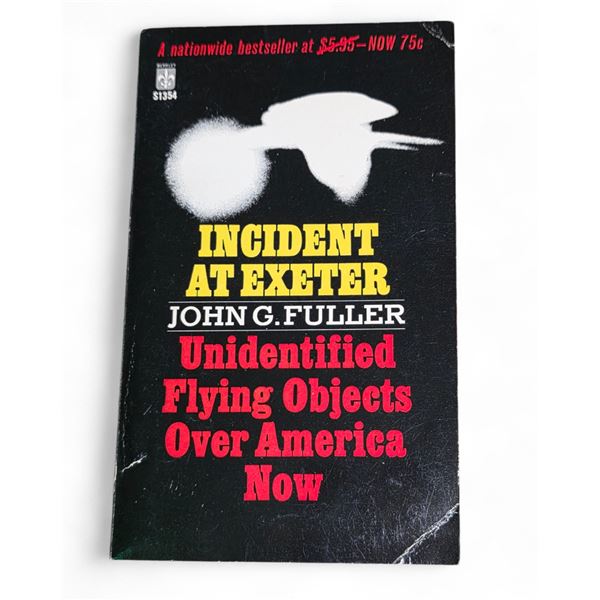 "Incident at Exeter: UFO's Over America" - By John G. Fuller - (1967) - Vintage - In Protective Slee
