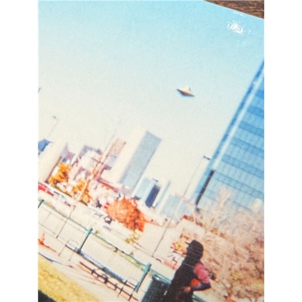 2 Pc Set - Photographs: Cityscape UFO - Denver CO USA, January 1996 - Acquired by Joe Clower