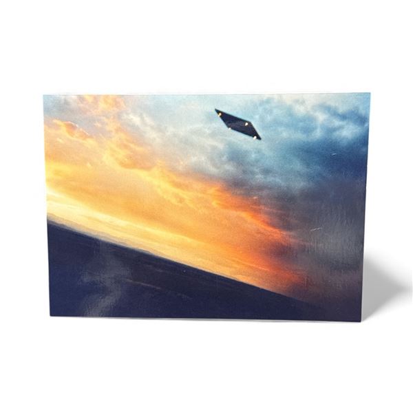 Photograph: Sunset UFO: Denver CO USA, August 1989 - Acquired by Joe Clower