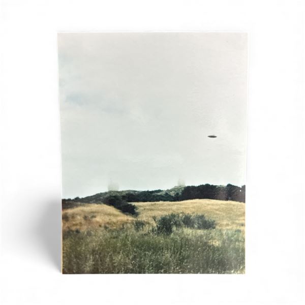 Photograph: Hovering UFO: Titus Canyon Death Valley CA USA, 1989 - Taken by Steve Thomsen