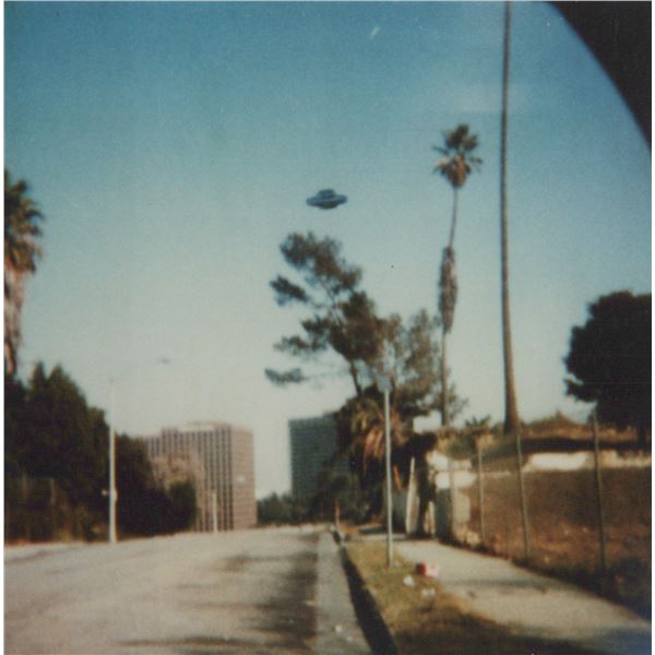 Photograph: UFO Over the Blvd: L.A. CA USA, 1988 - Acquired by Joe Clower