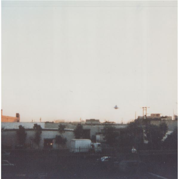 Photograph: Urban UFO: L.A. CA USA, 1989 - Acquired by Joe Clower