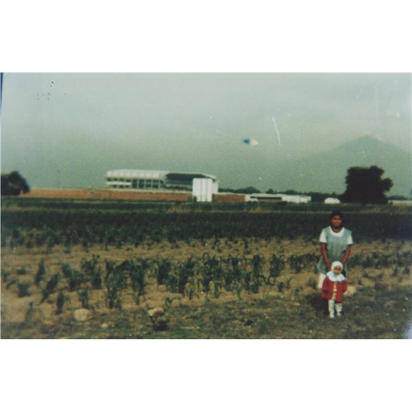 Photograph: Volcanic UFO: La Malinche Volcano Mexico, June 1995 - Taken by Guillermo Rebollar