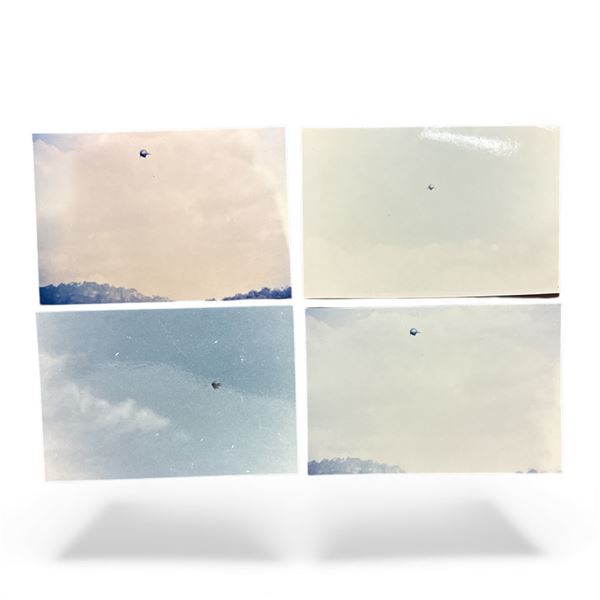 4 Pc Set - Photographs: Sport Model UFO - Cocoyoc Morelos Mexico, Nov. 3 1973 - Taken by Anonymous