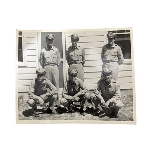 Original 1947 Photograph from Area 51, Rosewell New Mexico - Air Force Personel - In Protective Slee