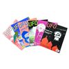 Image 1 : 6 PC - UFO Magazine (Volume: 5 - #1, #2, #3, #4, #5, & #6) (1990) - Vintage - In Protective Sleeve