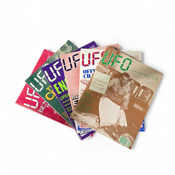 6 Pc - UFO Magazine (Volume: 6 - #1, #2, #3, #4, #5 & #6) (1991) - Vintage