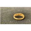 Image 3 : APPROX 18K LADIES RING SET WITH SAPPHIRE & DIAMOND (.08CT, 4.4G)