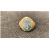 Image 1 : APPROX 14K MENS RING SET WITH BLOODSTONE (5.9G)
