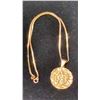 Image 1 : APPROX 10K CHAIN (16") WITH 14K PENDANT (14.4G)