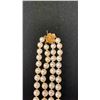 Image 2 : TWO STRAND PEARL NECKLACE (21.5" )