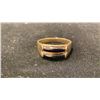 Image 1 : APPROX 14K MENS RING SET WITH ONYX (5G)