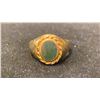 Image 1 : APPROX 10K MENS RING SET WITH BLOODSTONE (7.7G)