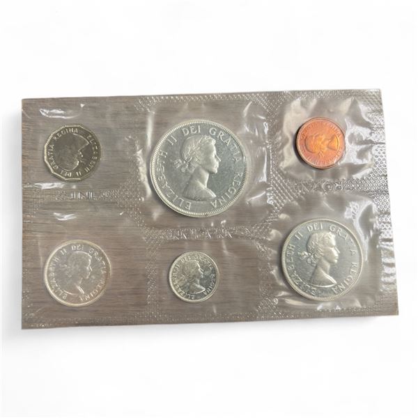 1962 Canada Proof - Like Coin Set - $1, 50¢, 25¢ and 10¢ are 80% Silver - Uncirculated