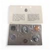 Image 1 : 1967  Canada Centennial Proof - Like Coin Set - $1, 50¢, 25¢, 10¢, and 5¢ are  80% Silver - Uncircul