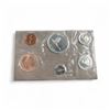 Image 2 : 1967  Canada Centennial Proof - Like Coin Set - $1, 50¢, 25¢, 10¢, and 5¢ are  80% Silver - Uncircul